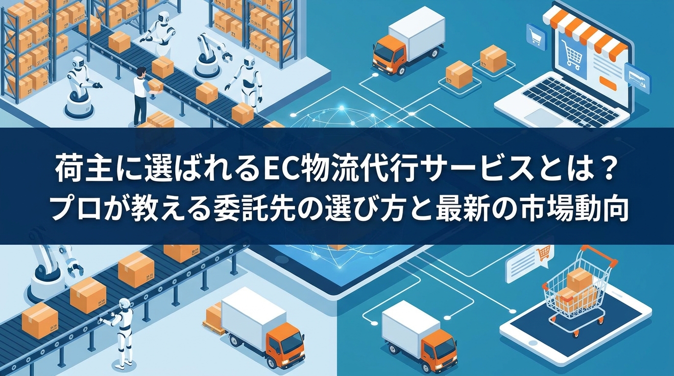 荷主に選ばれるEC物流代行サービスとは？プロが教える委託先の選び方と最新の市場動向