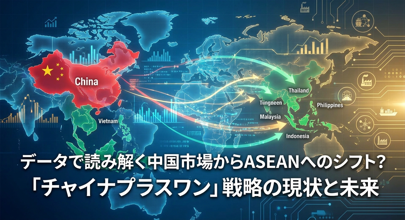 データで読み解く中国市場からASEANへのシフト？「チャイナプラスワン」戦略の現状と未来